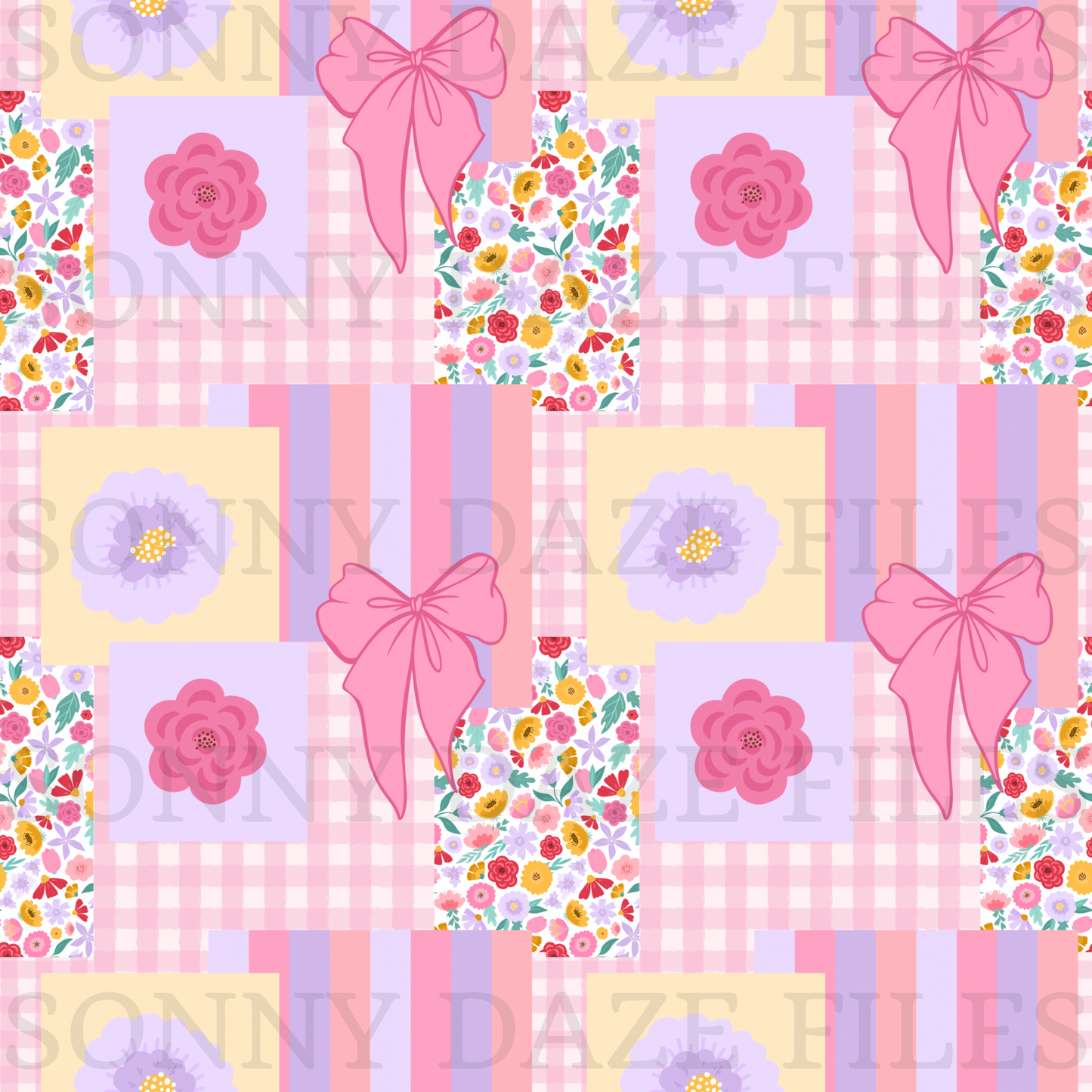 Floral patchwork
