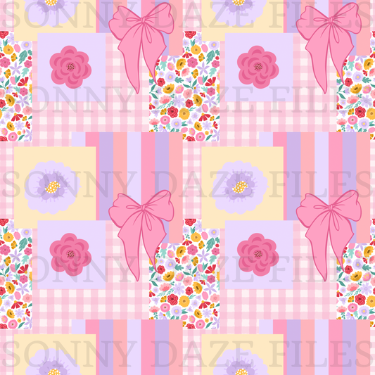 Floral patchwork