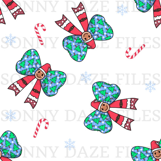 Gingerbread Christmas bows