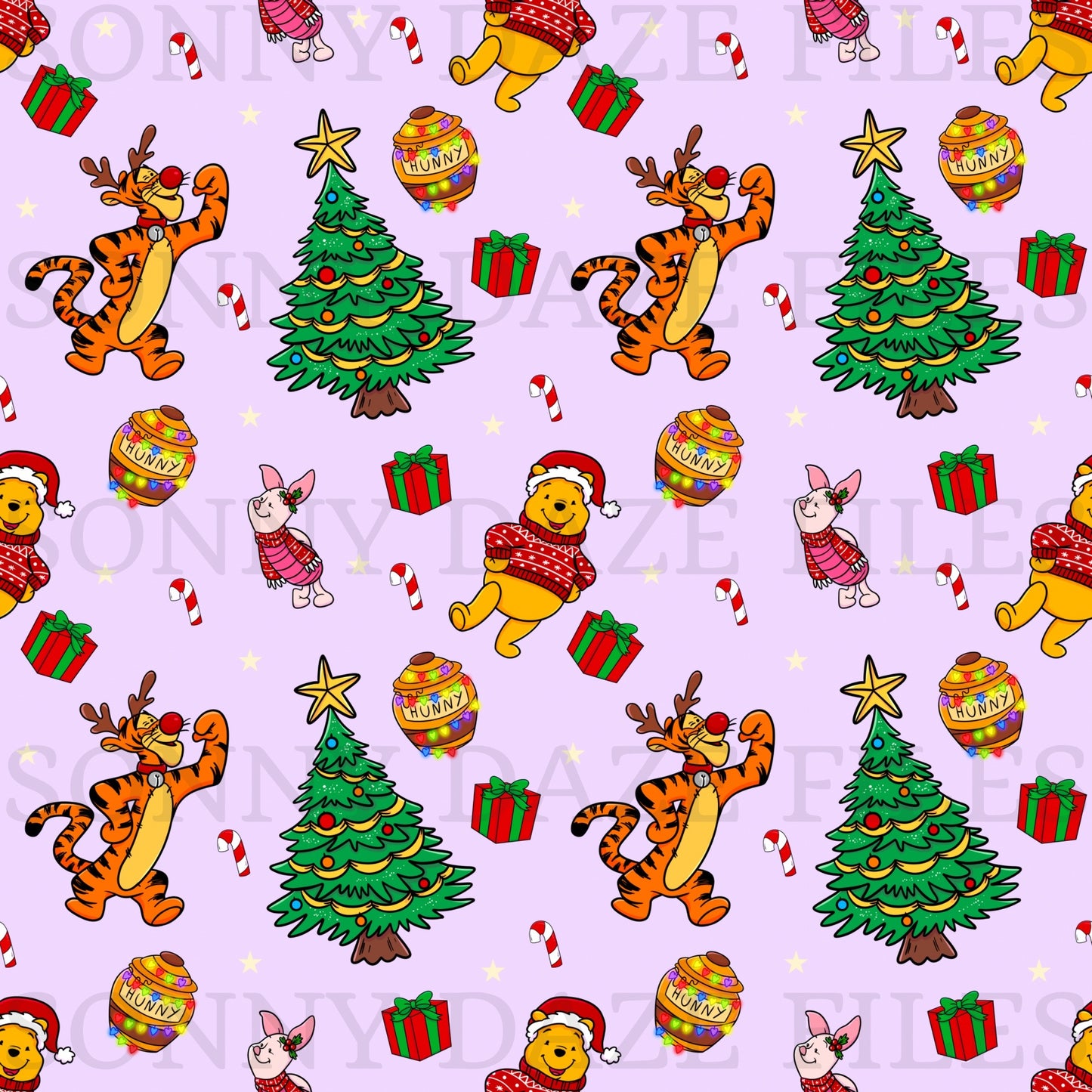 Bear and friends Christmas