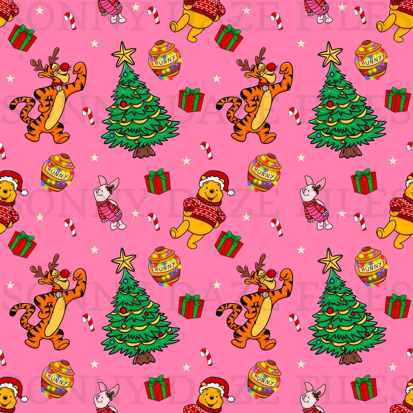 Bear and friends Christmas