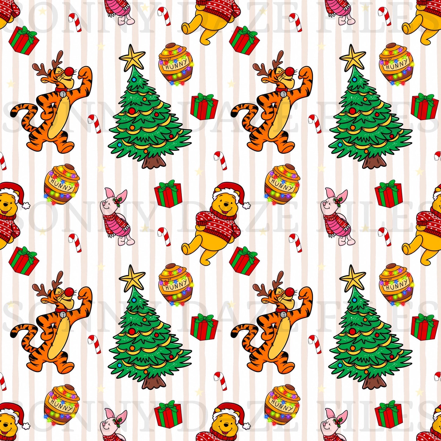 Bear and friends Christmas