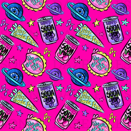 Soda pop pink
