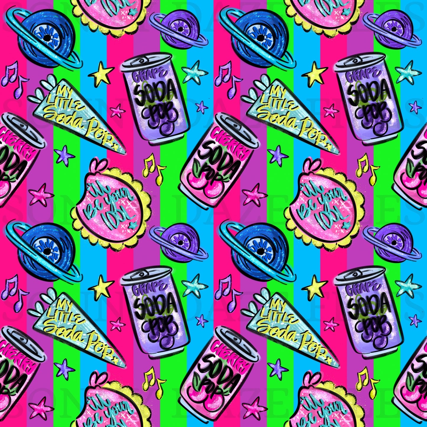 Soda pop stripes