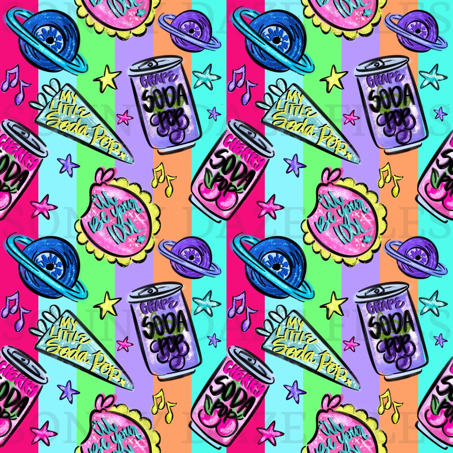 Soda pop stripes
