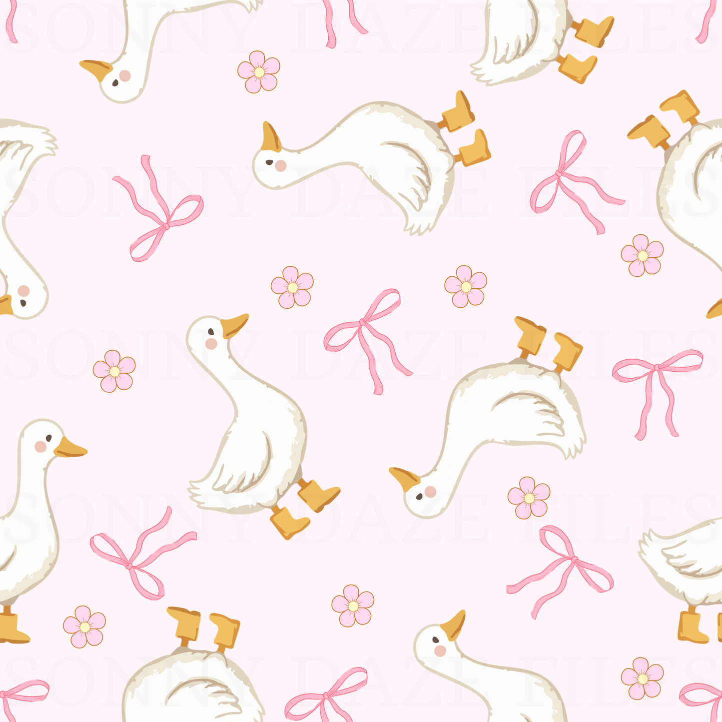 Coquette goose flowers