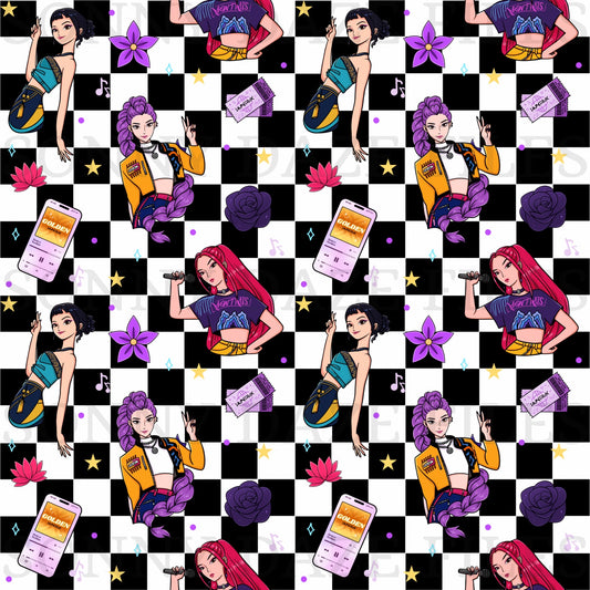 Hunter girls checkered
