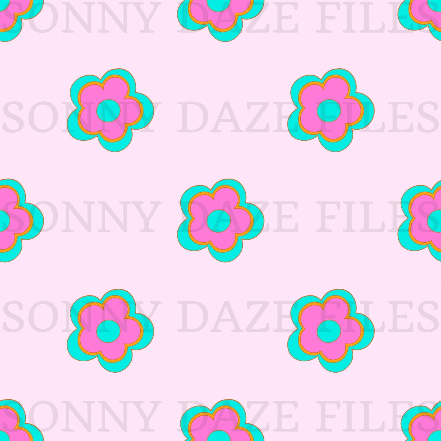 Flowers and stripes