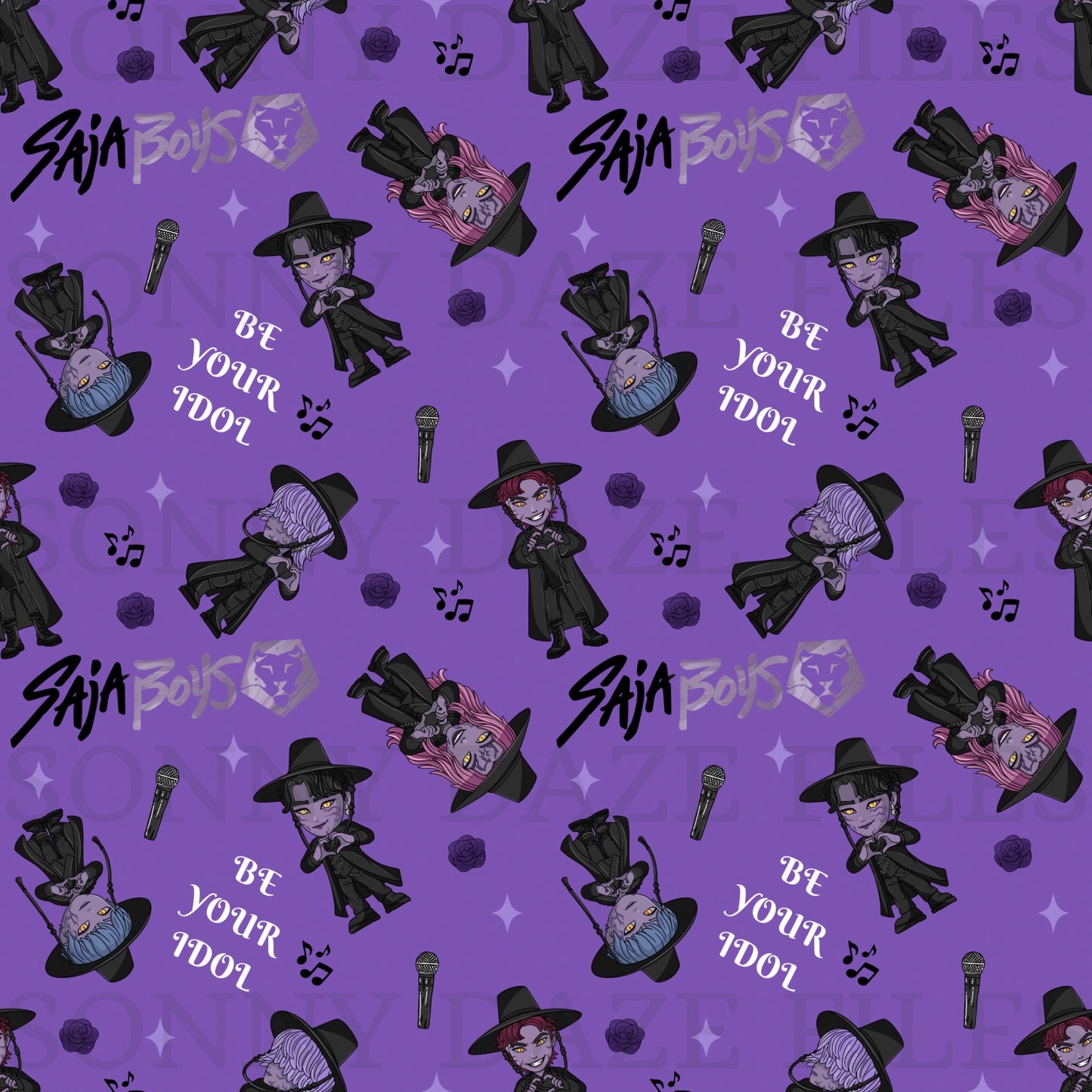 Boy band purple