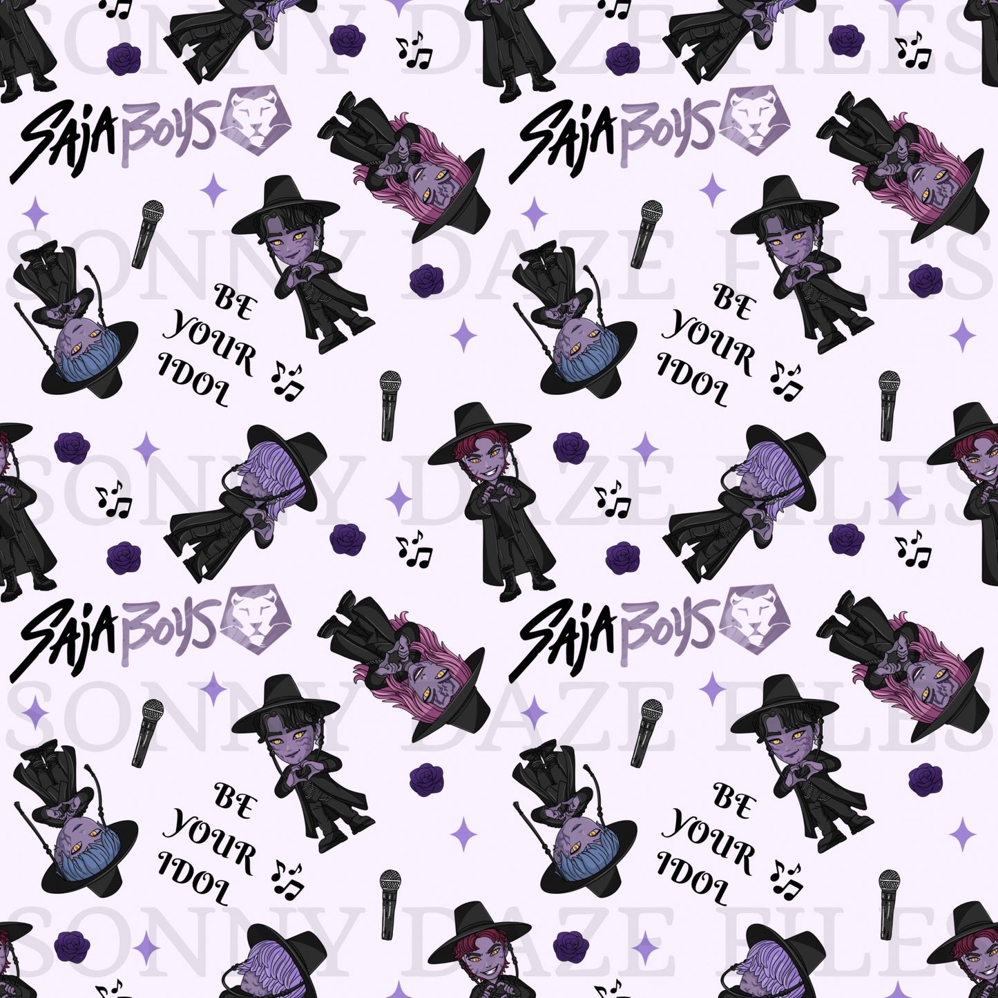 Boy band light purple