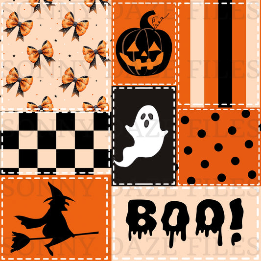 Halloween patchwork