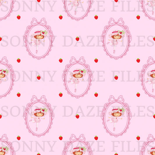 strawberry girl ballet portrait