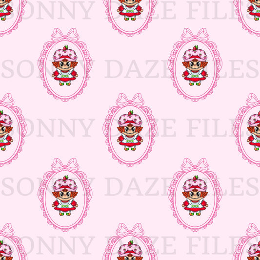 Coquette monster strawberry girl