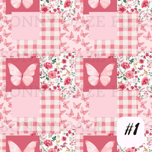 Floral Butterfly Patchwork