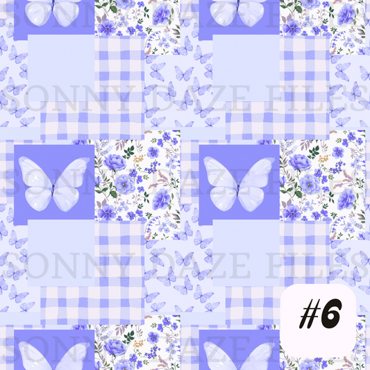 Floral Butterfly Patchwork