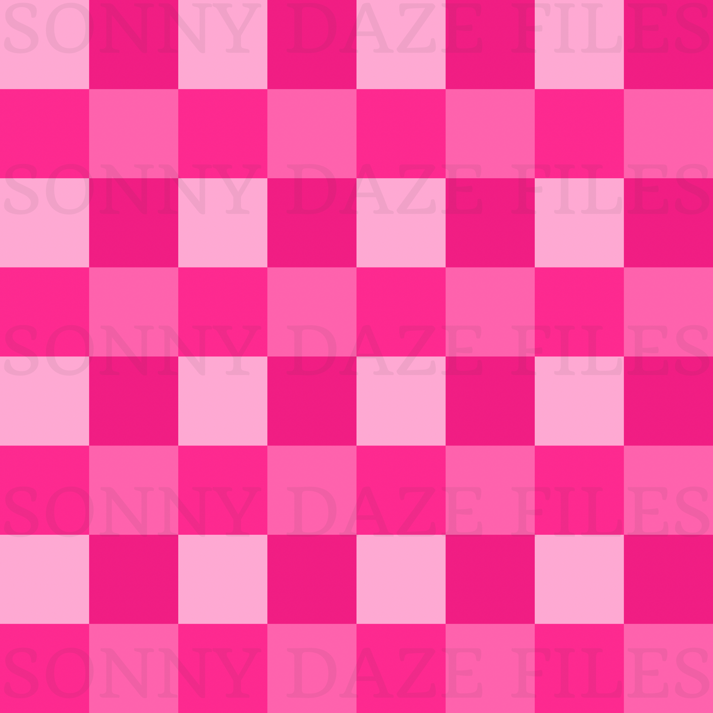 Pink checkered