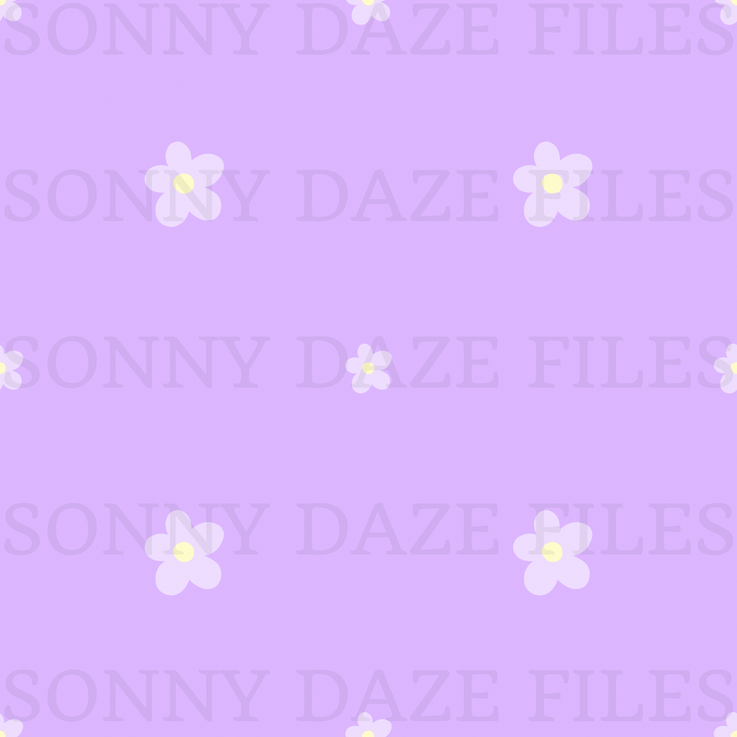 Purple flower and checkered cord