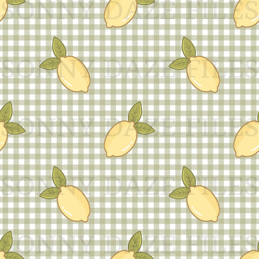 Lemon gingham