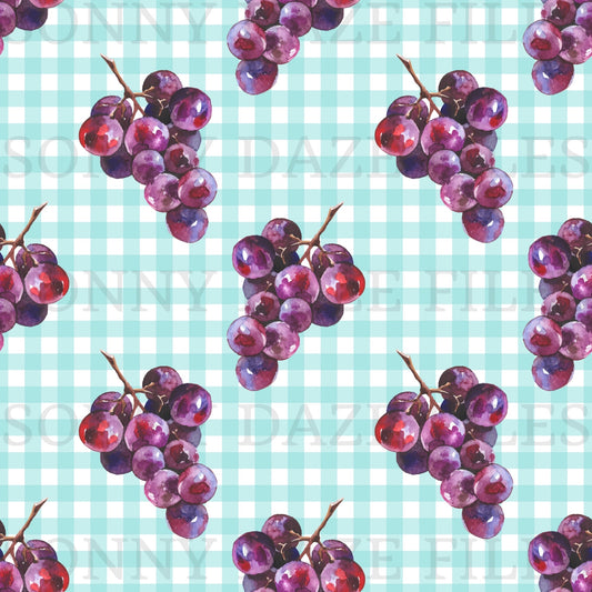 Grapes gingham