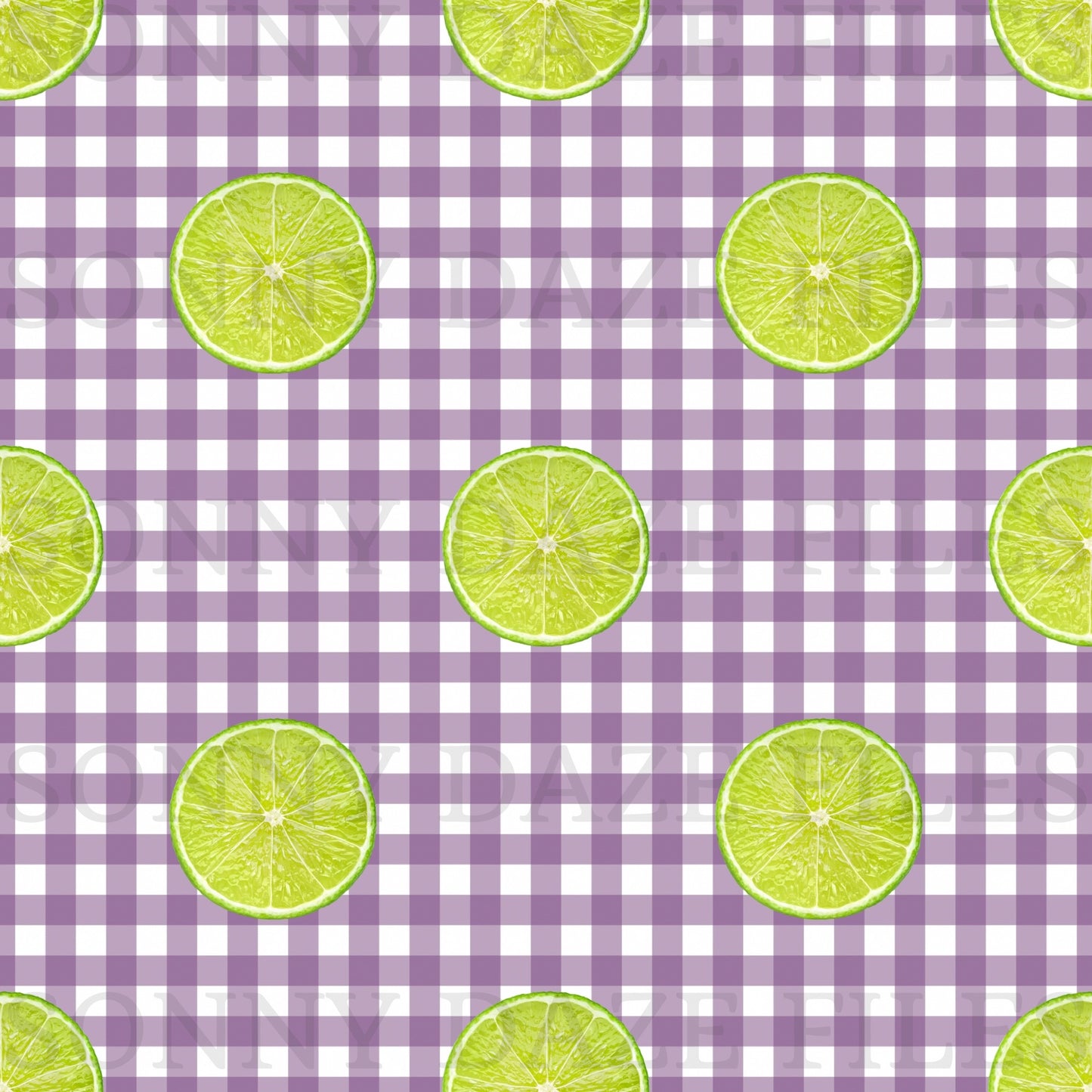 Lime gingham