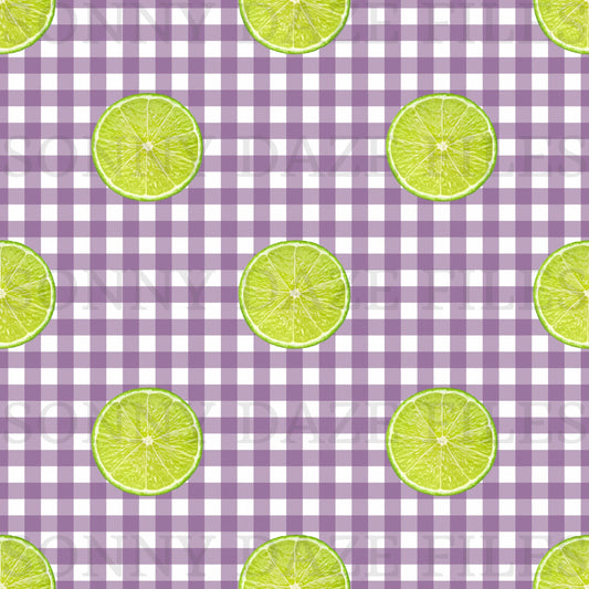 Lime gingham