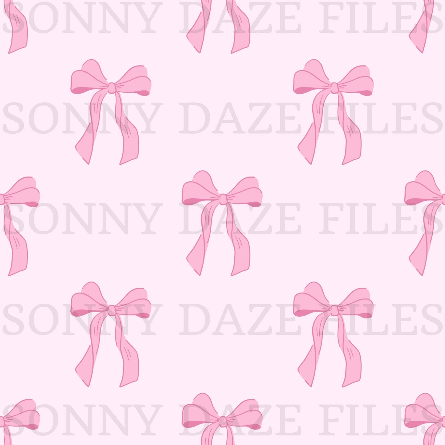 Pink bows