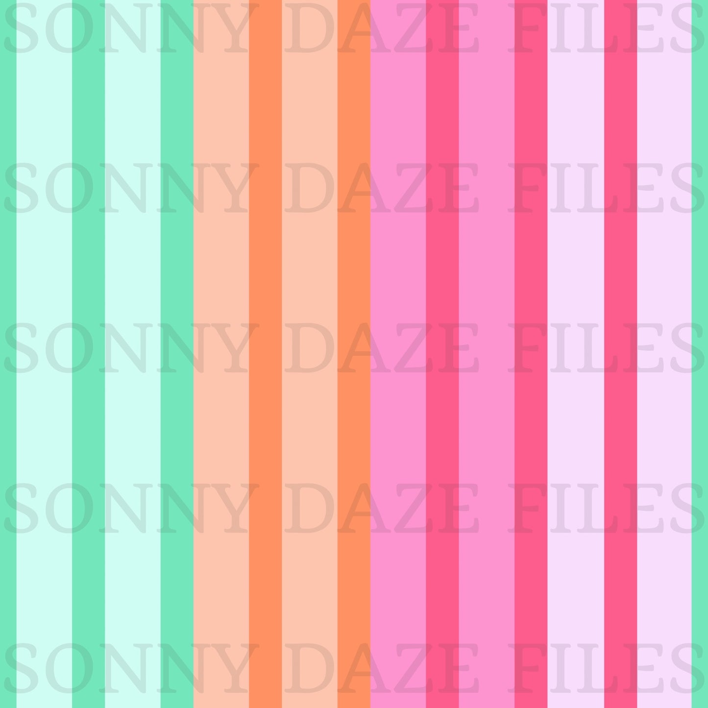 Floral rainbow stripes