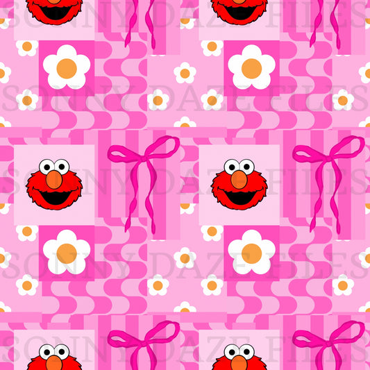 Little red monster patchwork