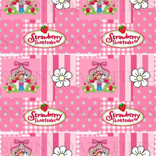 Strawberry girl patchwork
