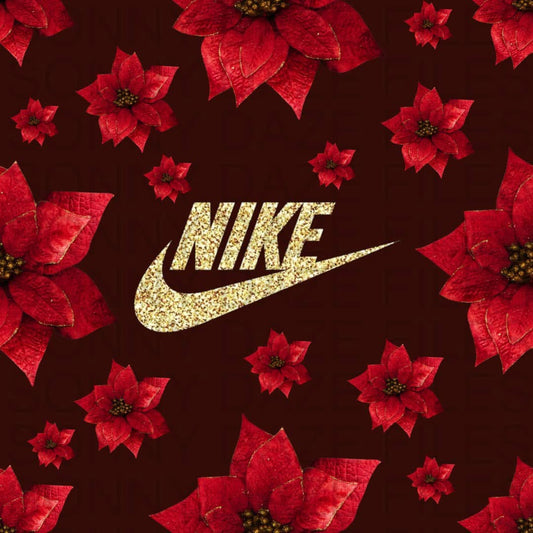 Gold Glitter N!ke