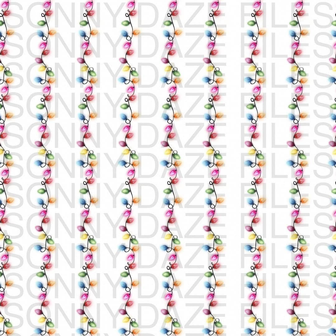Christmas lights strands