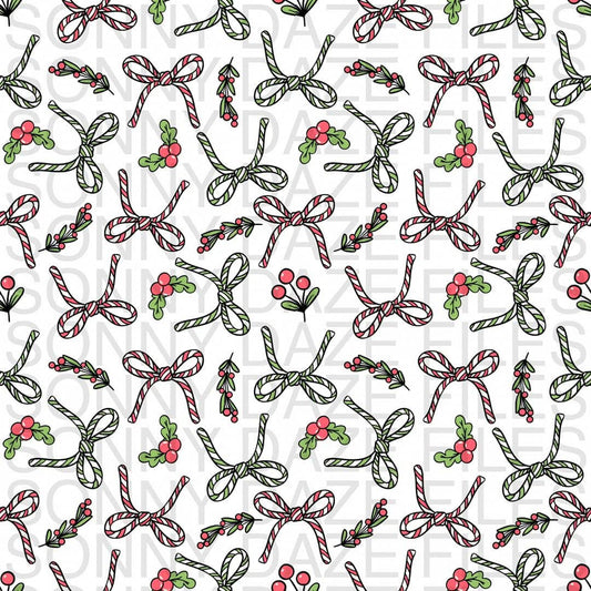 Candy Cane Bows